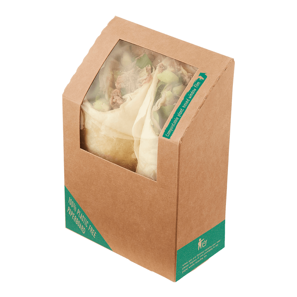 plastic free paperboard tortilla wrap